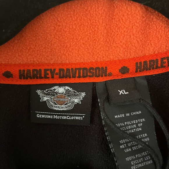 Harley-Davidson Black Men's Fleece - Picture 2 of 3